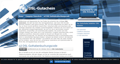 Desktop Screenshot of dslgutschein.de