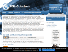 Tablet Screenshot of dslgutschein.de